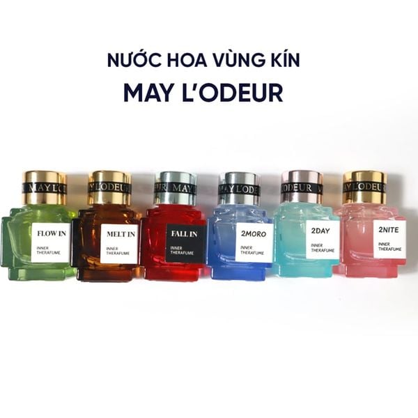 (HSD: 12/2026) Nước Hoa Vùng Kín Mayl'Odeur FLOW IN ( Xanh lá cây) 7ml