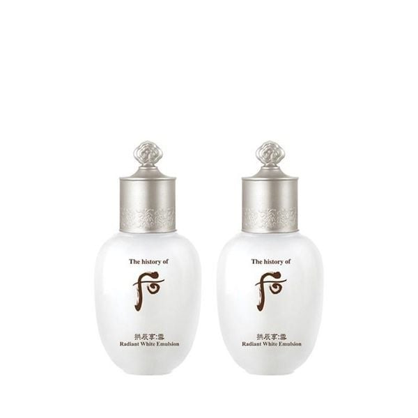 Combo 2 Sữa Dưỡng Trắng Da Whoo Gongjinhyang Seol Radiant White Emulsion 20mlx2