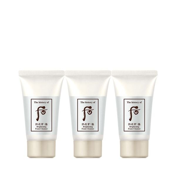 Combo 3 Sữa Rửa Mặt Dưỡng Trắng Whoo Gongjinhyang Seol Brightening Cleansing Foam 13mlx3