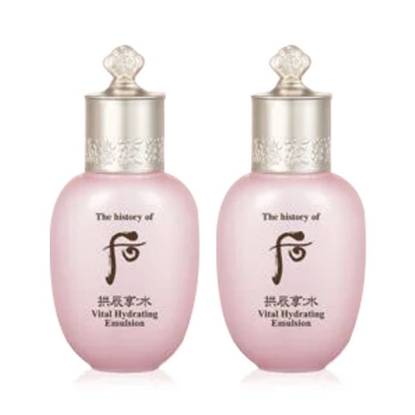 Combo 2 Sữa Dưỡng Whoo Gongjinhyang Soo Hydrating Emulsion 20mlx2 (Hàng tách set)