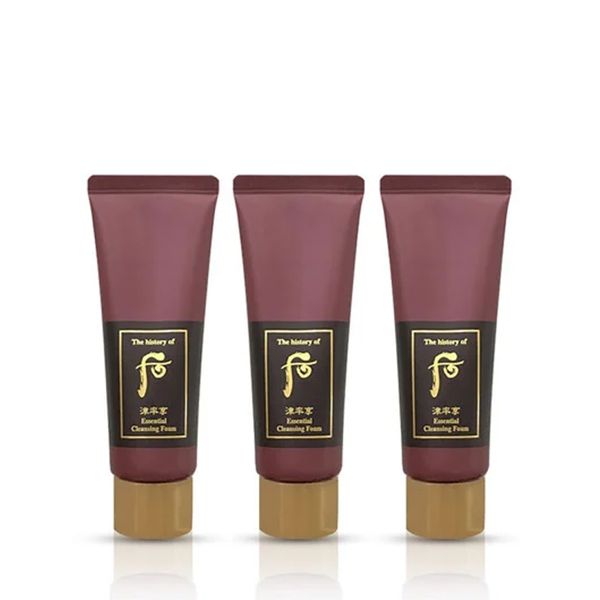 (HSD: 08/2026) Combo 3 Sữa Rửa Mặt Whoo Jinyulhyang Essential Cleansing Foam 40mlx3(N)