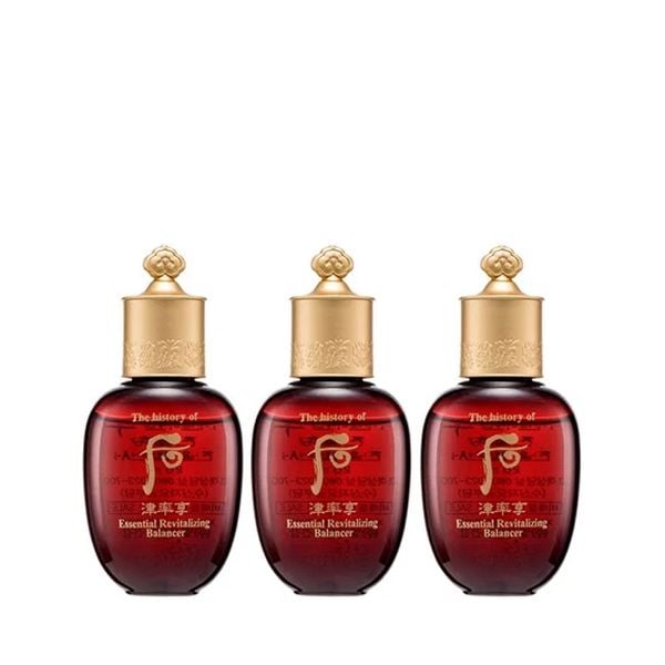 (HSD: 8/2026) Combo 3 Nước Cân Bằng Whoo Jinyulhyang Essential Revitalizing Balancer 20mlx3 (N)