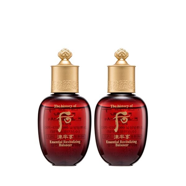 Combo Nước Cân Bằng Whoo Jinyulhyang Essential Revitalizing Balancer 20mlx2