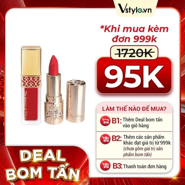 Nhân bản từ Combo Son Kem Nhung Lì Whoo GJH Mi Velvet Liquid Lip Rouge Màu 88 Brick Rose Và Son Lì Dưỡng Ẩm Mini Cao Cấp Ohui The First Geniture Lipstick Minisize Màu Red 1.3g (DEAL BOM TẤN 999K)