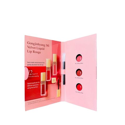 (HSD: 05/2023) Vỉ Sample Son Kem Cao Cấp Whoo Velvet Liquid Lip Rouge (3 màu)