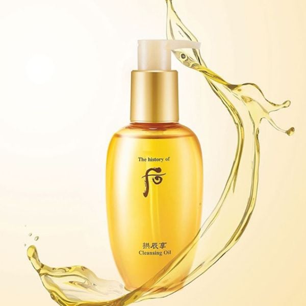 Dầu Tẩy Trang Đông Y Làm Sạch Sâu Giữ Ẩm Lâu Whoo Vàng Gongjinhyang Cleansing Oil 50Ml