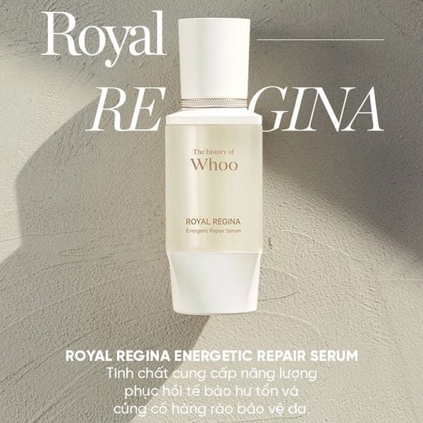 Tinh Chất Phục Hồi Năng Lượng Làn Da The History Of Whoo Royal Regina Energetic Repair Serum 10Ml