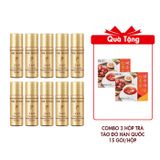 Combo 10 Sữa Dưỡng Whoo Cheongidan Rejuvenating Pro-Radiance Emulsion 5mlx10 Tặng 2 Hộp Trà Táo Đỏ Hàn Quốc 15 gói / hộp