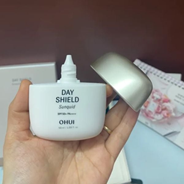 (HSD: 2/2027) Full Size Bộ Kem Chống Nắng Dạng Sữa Ohui Day Shield Sunquid 3pcs Set