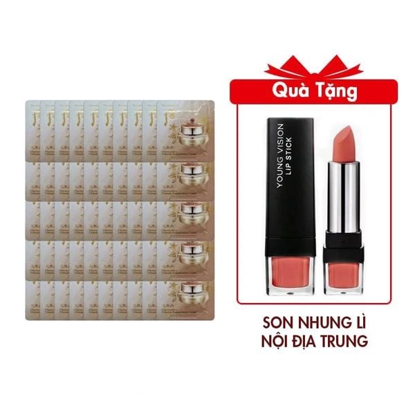Combo 50 Kem Dưỡng Whoo Tái Sinh Chống Lão Hóa Ultimate Regenerating Cream 1mlx50 Tặng Son Nhung Lì Nội Địa Trung