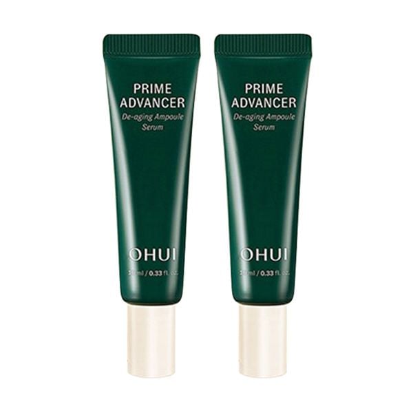 Combo 2 Tinh Chất Ohui Prime Advancer De Aging Ampoule Serum 10mlx2