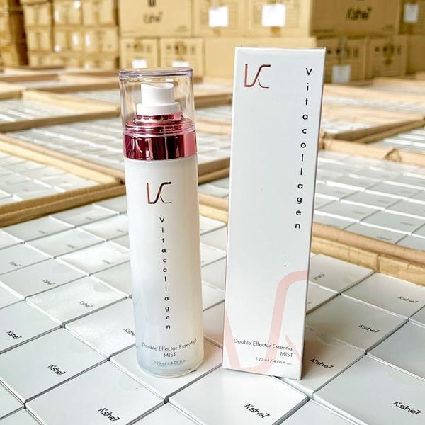 Xịt Khoáng Dưỡng Ẩm Vita Collagen Double Effector Ashe 7 120ml