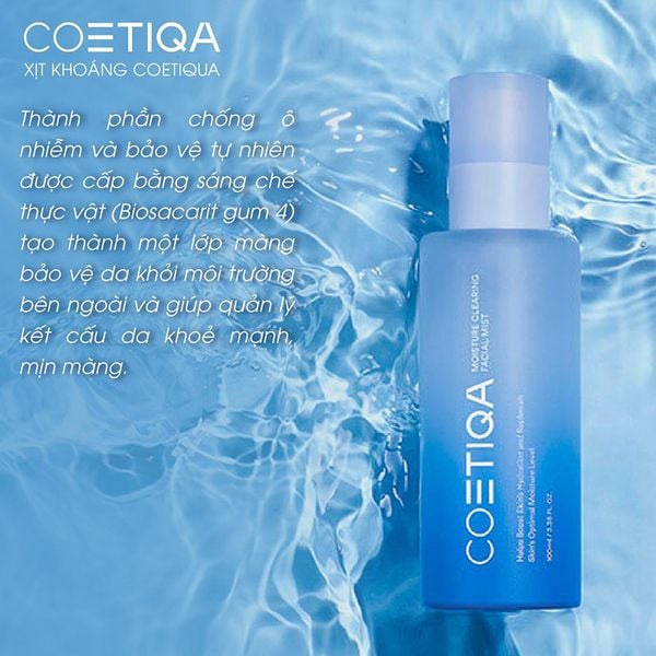 (HSD: 7/2025) Xịt khoáng dưỡng ẩm COETIQA 100ml