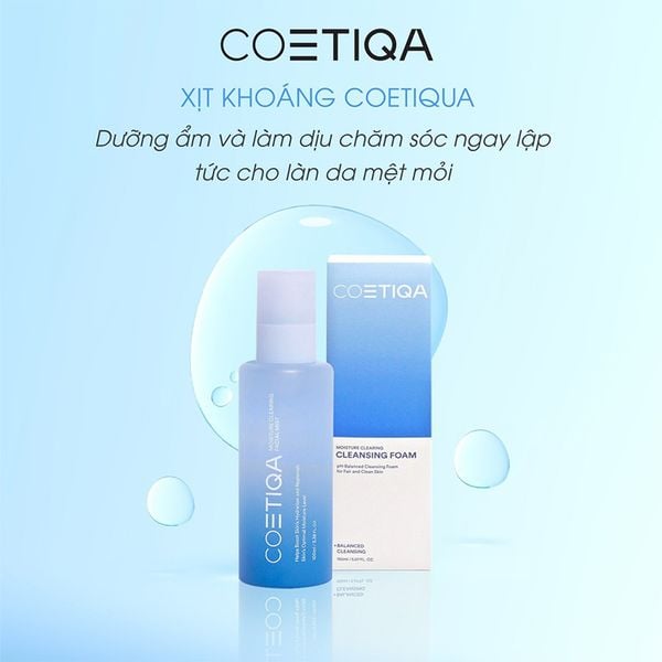 (HSD: 7/2025) Xịt khoáng dưỡng ẩm COETIQA 100ml