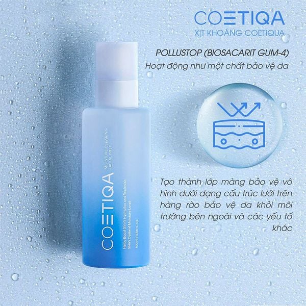 (HSD: 7/2025) Xịt khoáng dưỡng ẩm COETIQA 100ml