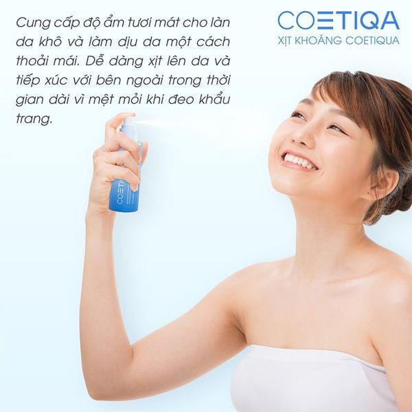 (HSD: 7/2025) Xịt khoáng dưỡng ẩm COETIQA 100ml