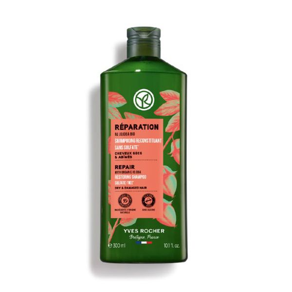 Dầu Gội Phục Hồi Tóc Hư Tổn Yves Rocher Repair Hair Care Restoring Shampoo Sulfate Free 300ml
