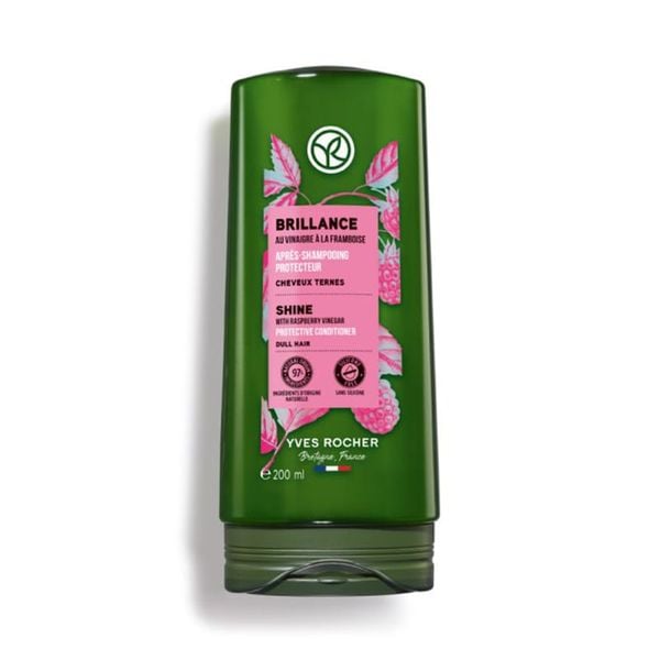 Dầu Xả Giữ Màu Cho Tóc Nhuộm Và Giúp Tóc Bóng Mượt Yves Rocher Shine Protective Conditioner 200ml
