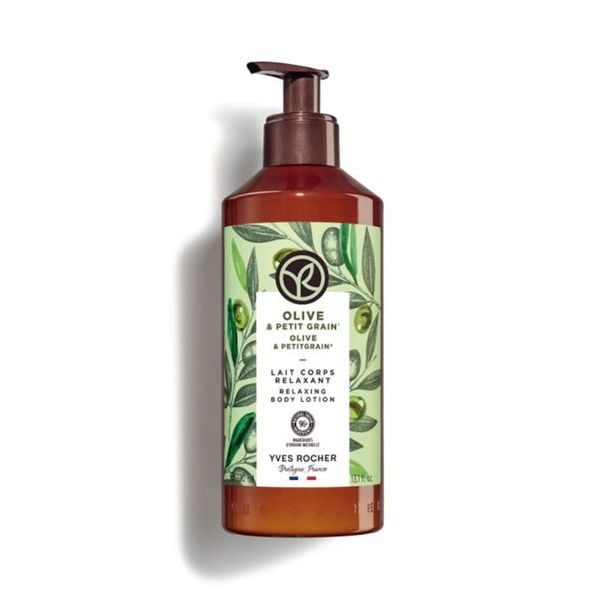 Sữa Dưỡng Thể Yves Rocher Hương Olive & Tinh Dầu Petitgrain Body Lotion Olive & Petitgrain 390ml