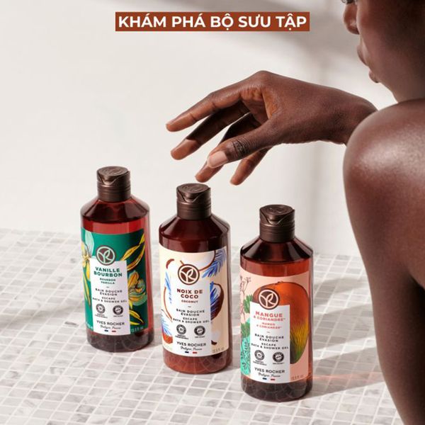 Sữa Tắm Dạng Gel Yves Rocher Hương Dừa Bath & Shower Gel Coconut 400ml
