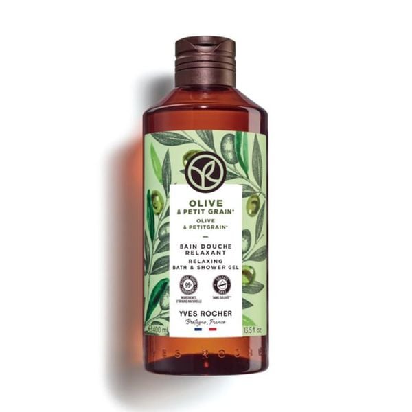 Sữa Tắm Thư Giãn Yves Rocher Hương Oliu Bath & Shower Gel Olive & Petit Grain 400ml