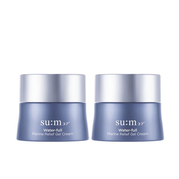 (HSD: 8/2026) Combo 2 Kem Dưỡng Su:m37 Water-full Marine Relief Gel Cream 10mlx2