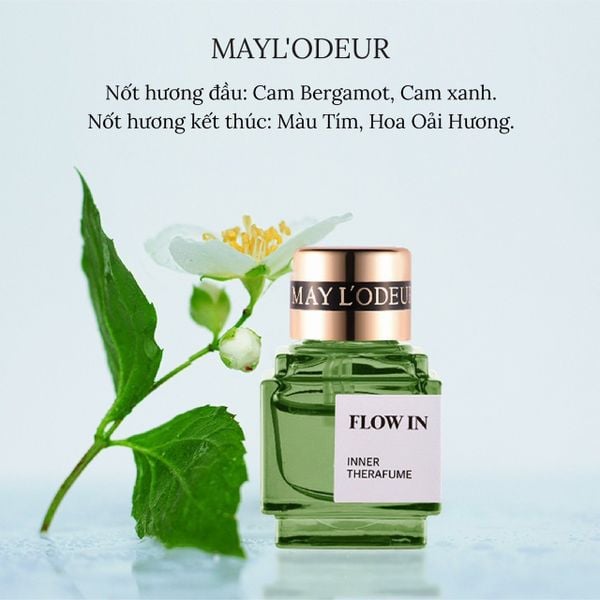 (HSD: 12/2026) Nước Hoa Vùng Kín Mayl'Odeur FLOW IN ( Xanh lá cây) 7ml