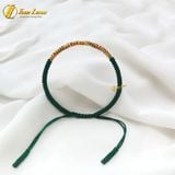  Vòng tay chỉ may mắn bện chỉ ngũ sắc tây tạng ở giữa bình an -Tuệ Lâm 