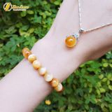  Bộ Trang Sức Đá Mắt Hổ Vàng Size 10 Li - Tuệ Lâm 