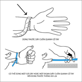  Vòng Tay May Mắn Chỉ Ngũ Sắc Tây Tạng Bện Sole Kiểu Nút Hạt Size To - Tuệ Lâm 