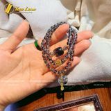  Chuỗi Vòng Tay Đá Thạch Anh Tóc Đen Cuốn Nhiều Vòng Mix Lu Thống và Túi Tiền Tài Lộc - May Mắn 