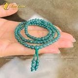  Chuỗi Vòng Tay Lam Ngọc Cuốn Nhiều Vòng 108 Hạt size 5li Hợp Mệnh Cầu Bình An - May Mắn - Sức Khỏe 