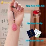  Dây chuyền mặt hồ ly chúa 9 đuôi dáng thủng đá đào hoa hợp mệnh trợ duyên may mắn 