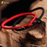  Vòng Chỉ May Mắn Bện Handmade Nút Thắt Đỏ Đen Tây Tạng May Mắn - Tuệ Lâm 