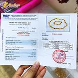  Bộ trang sức amber cho bé vòng hổ phách nhiều màu mix mặt phật di lặc lam ngọc bình an may mắn 