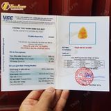  Mặt dây hồ ly chúa 9 đuôi xòe lưng trợ duyên thạch anh tóc vàng hợp mệnh kim thổ bọc viền bạc 