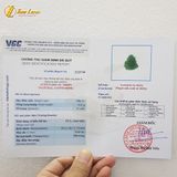  Dây chuyền mặt hồ ly chúa 9 đuôi thủng thạch anh xanh hợp mệnh mộc hỏa, trợ duyên may mắn 