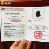  Dây chuyền mặt hồ ly chúa chín đuôi thủng thạch anh đen hợp mệnh mộc thủy trợ duyên may mắn 