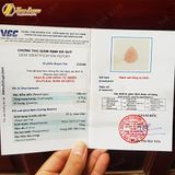  Mặt dây chuyền hồ ly chúa dáng 9 đuôi thủng thạch anh hồng hợp mệnh hỏa thổ bọc viền bạc S925 
