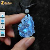  Mặt Dây Chuyền Nữ Mặt Hồ Ly Chúa Phụ Trợ Tình Duyên Đá Moonstone Tự Nhiên  - Tuệ Lâm 