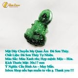  Dây Chuyền Mặt Phật Quan Âm Bồ Tát Ngọc Sơn Thủy Hợp Mệnh May Mắn Bình An 