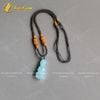  Dây Chuyền Mặt Phật Quan Âm Bồ Tát Đá Aquamarine hợp mệnh Thủy- mệnh Mộc, Bình An May Mắn 