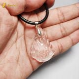  Mặt dây chuyền hồ ly chúa 9 đuôi xòe TA nhiều màu trợ duyên hợp mệnh may mắn 
