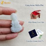  Dây Chuyền Mặt Phật Quan Âm Bồ Tát Đá Bạch Ngọc Hợp Mệnh Bình An May Mắn 