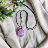  Dây Chuyền Mặt Hồ Ly Chúa Chín Đuôi Đá Thạch Anh Tím Hợp Mệnh Hỏa - Mệnh Thổ, Trợ Duyên - May Mắn - Tuệ Lâm 