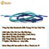  Vòng Tay Nữ Dây Chỉ May Mắn Màu Xanh Bện Kiểu Tây Tạng Vô Cực Tình Duyên Giá Rẻ Đẹp - Tuệ Lâm 