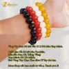  Vòng tay nam đá mã não size 12 li đủ màu hợp mệnh mang lại phú quý bình an 