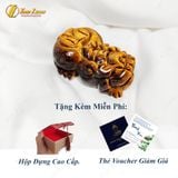  Tỳ hưu đá mắt hổ nâu vàng để két sắt chiêu tài hút lộc hợp mệnh kim, mệnh thổ 