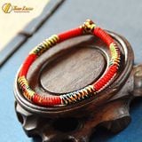  Vòng Chỉ Ngũ Sắc Tây Tạng Nút Hạt Size To Bện Handmade SoLe  May Mắn - Tuệ Lâm 