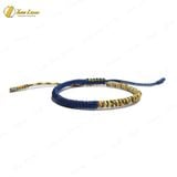  Vòng tay may mắn nữ Set 3 vòng chỉ tibets xanh đỏ vàng bện handmade hợp mệnh - Tuệ Lâm 